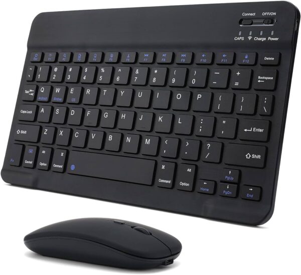 ក្តាចុចសម្រាប់ ថែប្លេត Tablet Keyboard ជាមួយ Mouse Bluetooth - Image 2