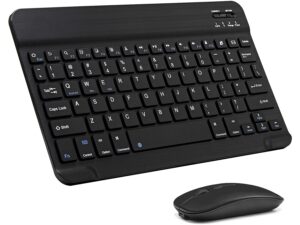ក្តាចុចសម្រាប់ ថែប្លេត Tablet Keyboard ជាមួយ Mouse Bluetooth